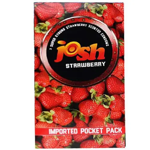 Josh Strawberry Flavored Condoms