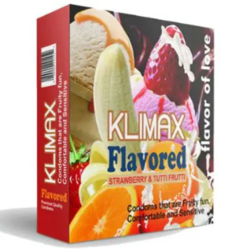 Klimax Strawberry Flavored Condom